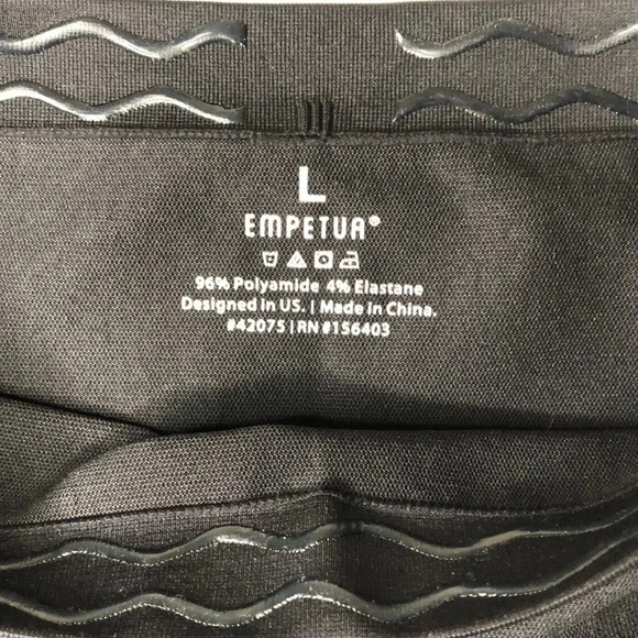 Empetua Black High Waisted Shaping Leggings - Picture 3 of 6